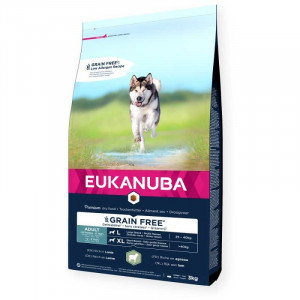 EUKANUBA DOG LARGE LAMB GRAIN FREE sausā barība suņiem Jērs 3kg